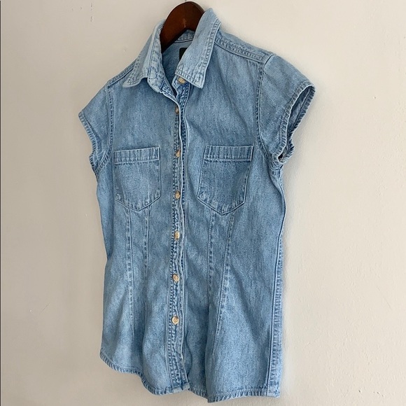 Vintage Denim fitted top - Picture 3 of 7